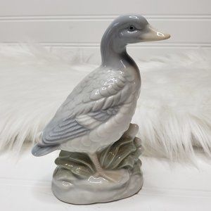 Vintage Porcelain Duck By Crowning Touch Japan 5 1/4” Tall Excellent Condition